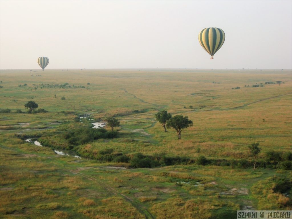 lot balonam nad masai mara