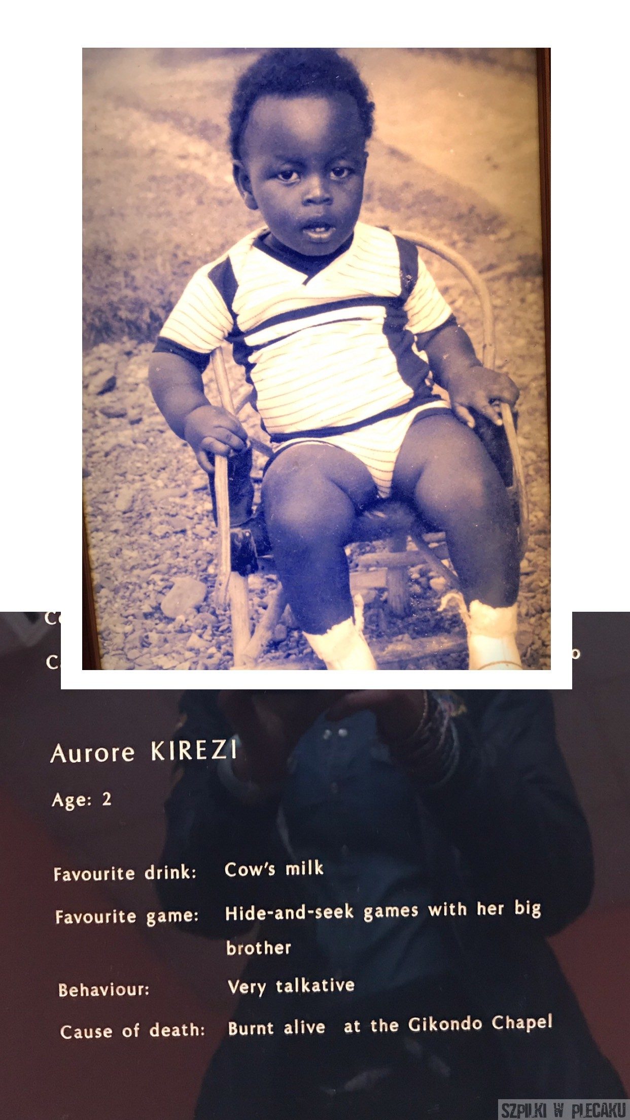 Dzieci Muzeum w Kigali - Szpilki w plecaku