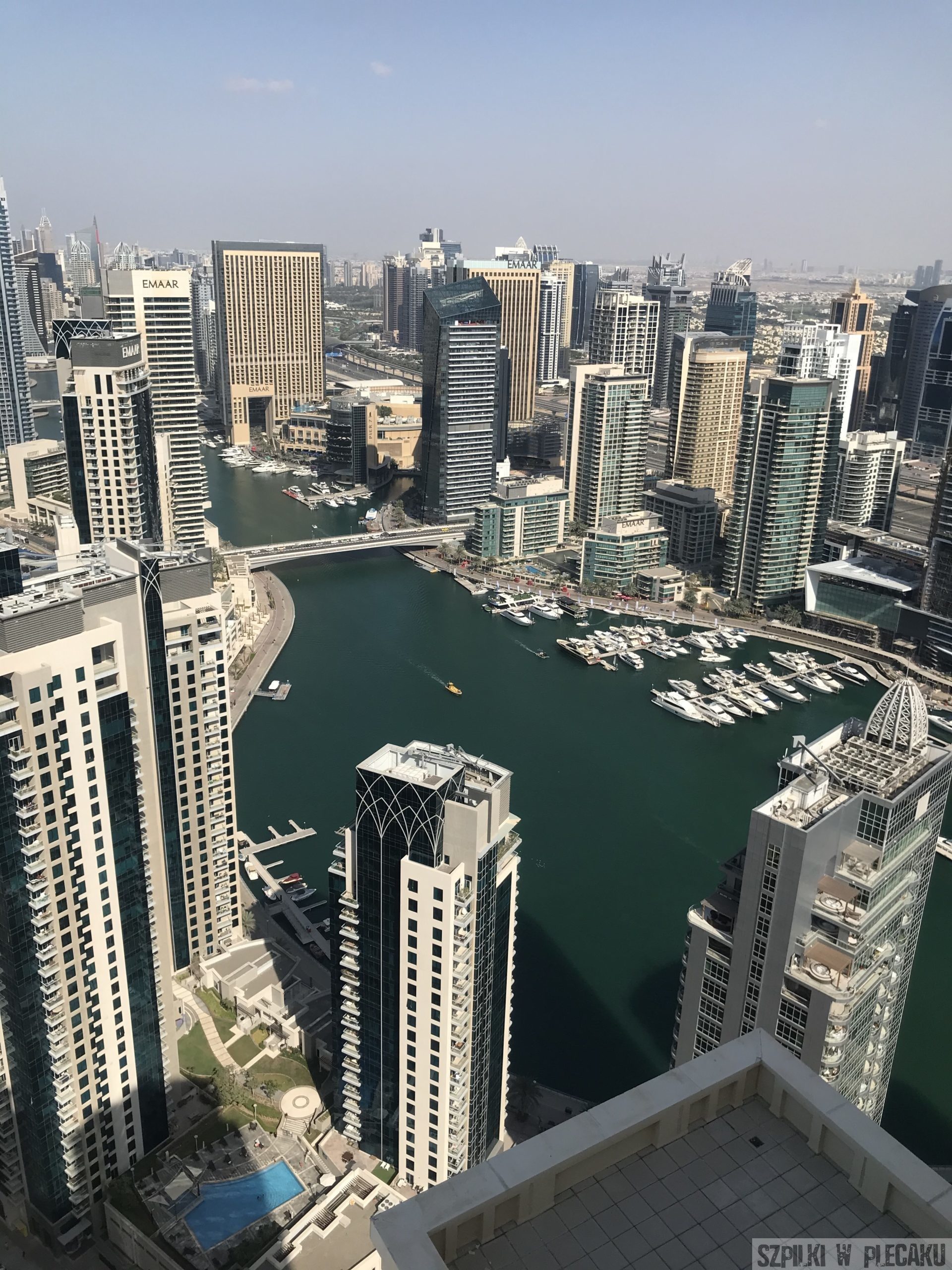 Dubai - Marina - Szpilki w plecaku
