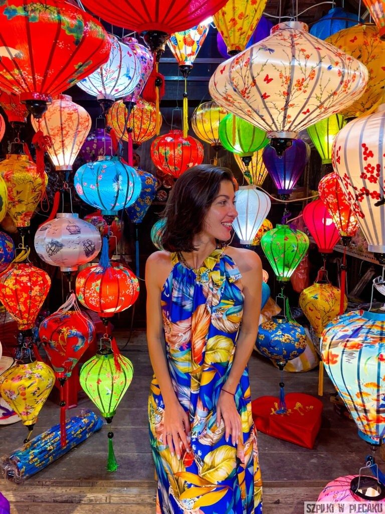 lampiony - Wietnam - Hoi An - Szpilki w plecaku